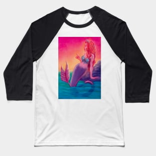 Mermaid or Mirage (Saturated) Baseball T-Shirt